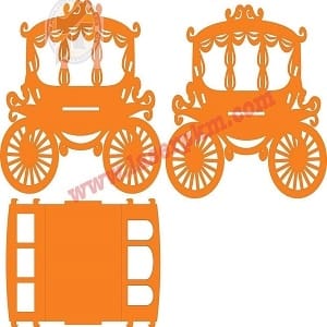 طرح وکتور کالسکه