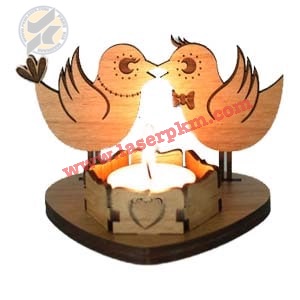 طرح وکتور جای شمع